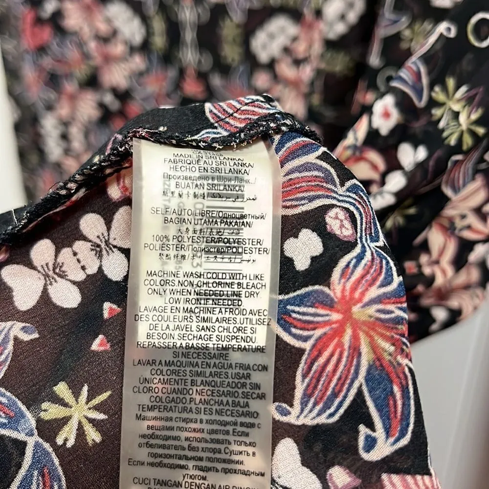 BCBGeneration sheer floral boho blouse - Image 6