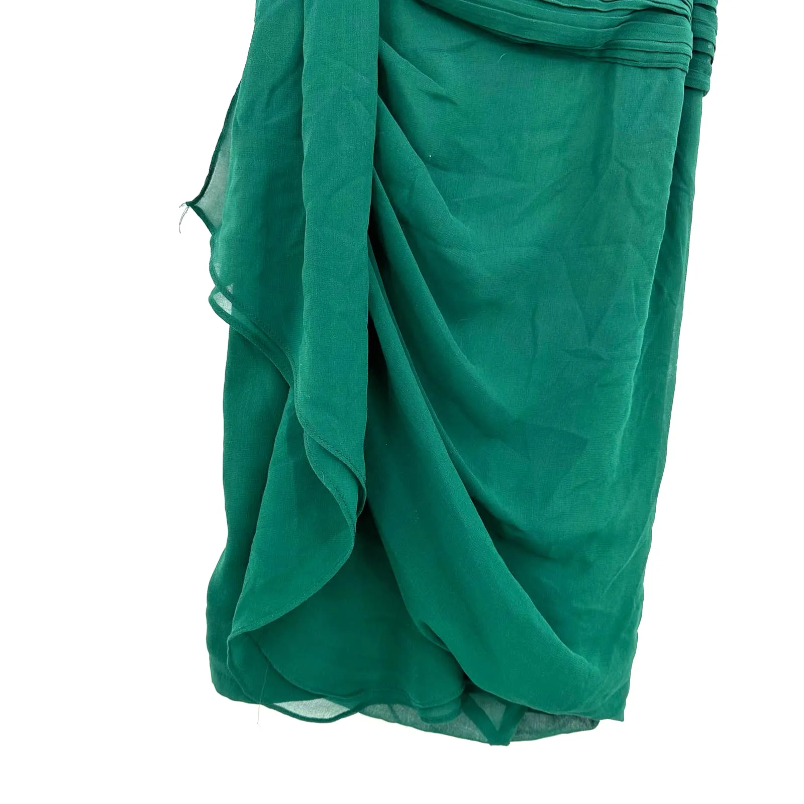 Minuet  size small strapless emerald green‎ dress hidden side zip - Image 4