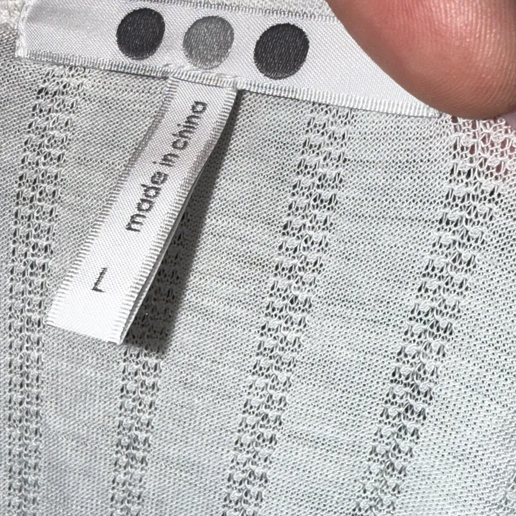 Three Dots Button-Down T-Shirt in Bright White - Image 3