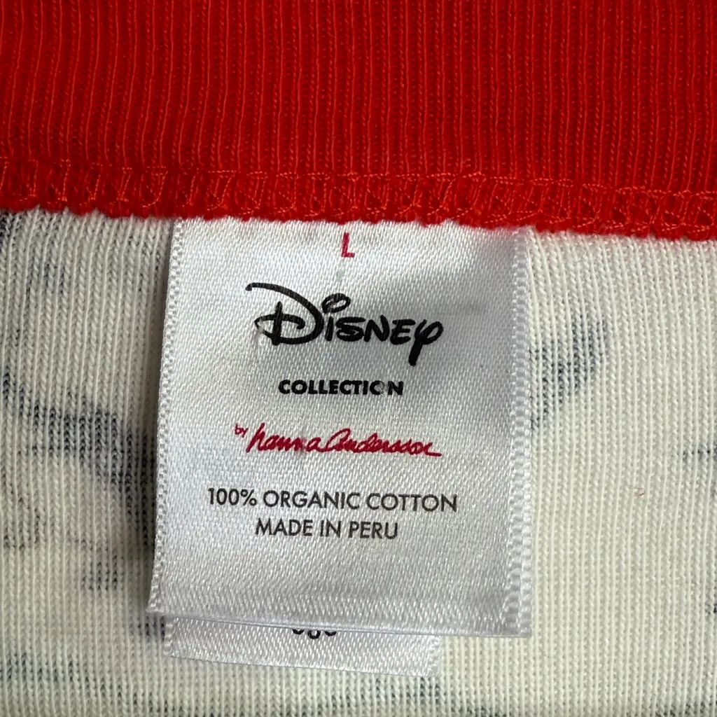 Disney Women’s The Nightmare Before Christmas Fair Isle Pajama Top W1983 Sz L Red Size L - Image 3