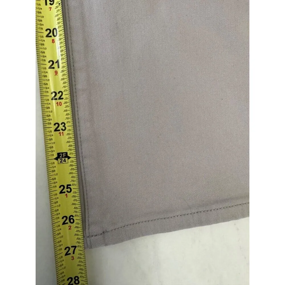 NYDJ Marilyn Straight Ankle Jeans Lift Tuck Stretch Shaping Pearl Gray Size 4 - Image 10