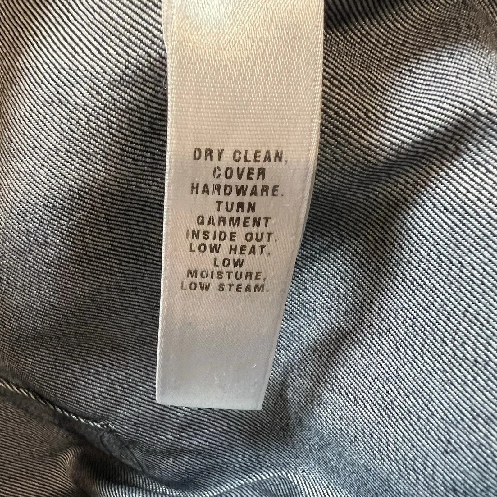 St. John‎ Blue Denim Jean Like Wide Leg Pants Cuffed Blue Boho Designer - Image 8