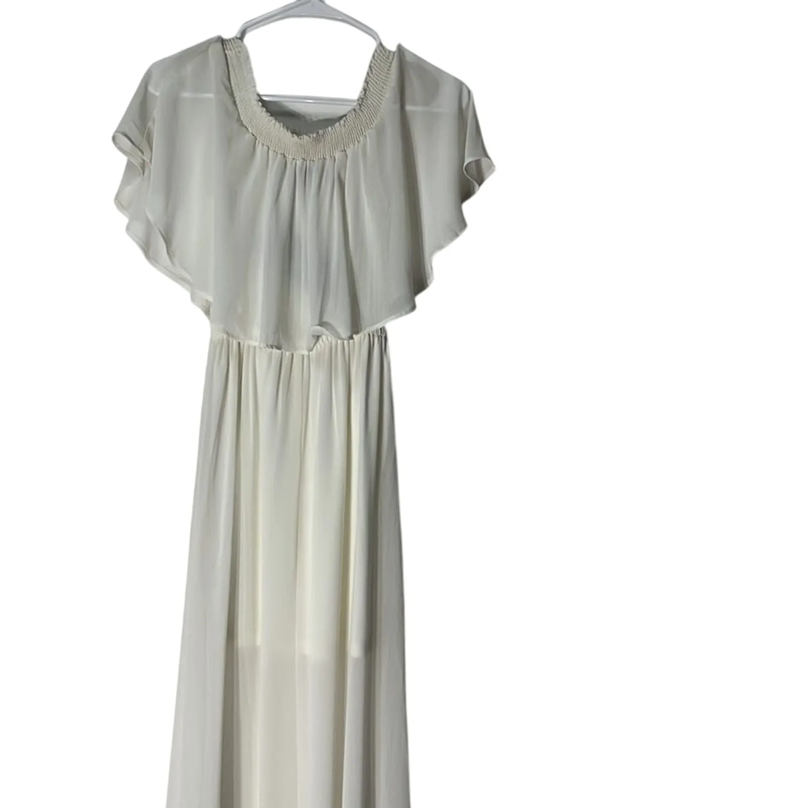 Show Me Your Mumu White Strapless Hacienda Maxi Dress XS Bridal Beach Wedding - Image 8