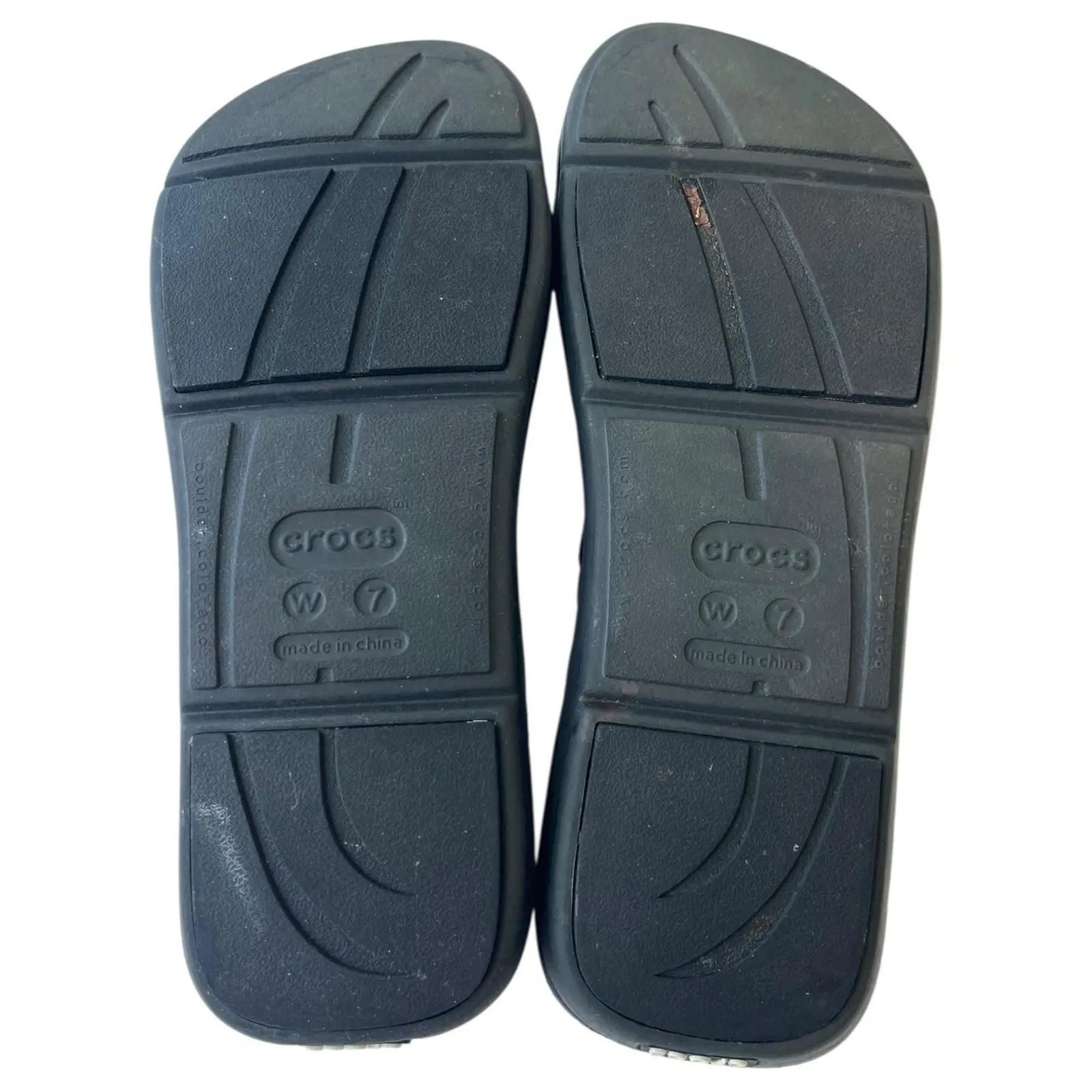 Crocs Sandals Womens 7 Captiva Cushioned Flip Flops Lightweight Casual Comfort - Image 8