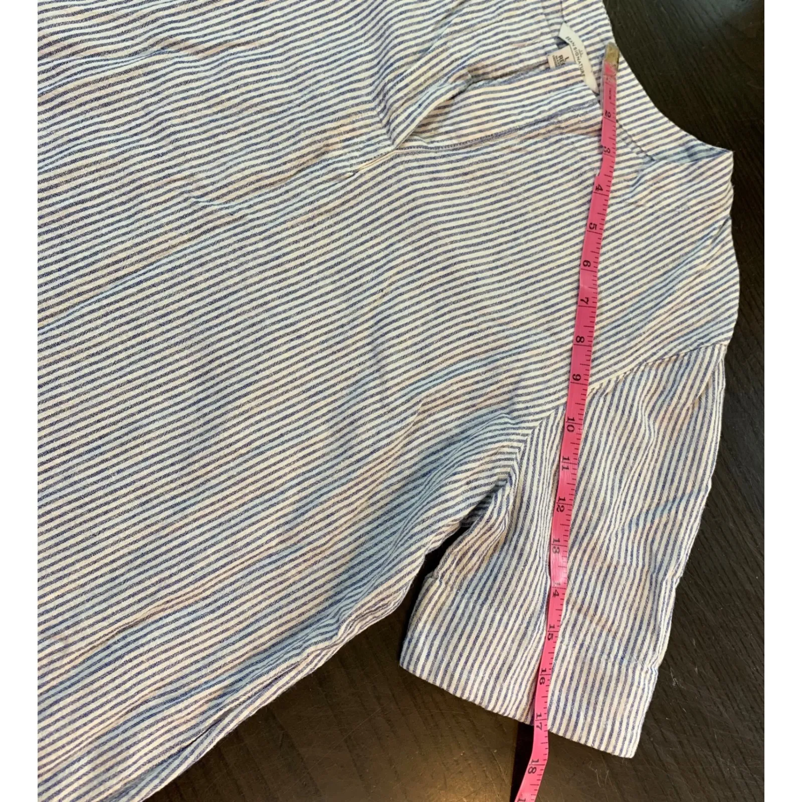 LL Bean Signature Women's Striped V - Image 11