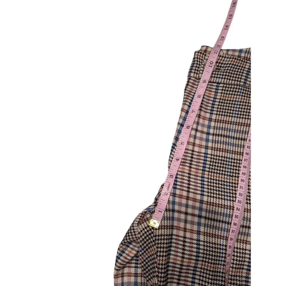 Anthropologie Malcolm plaid tapered trouser pant size  2 - Image 5