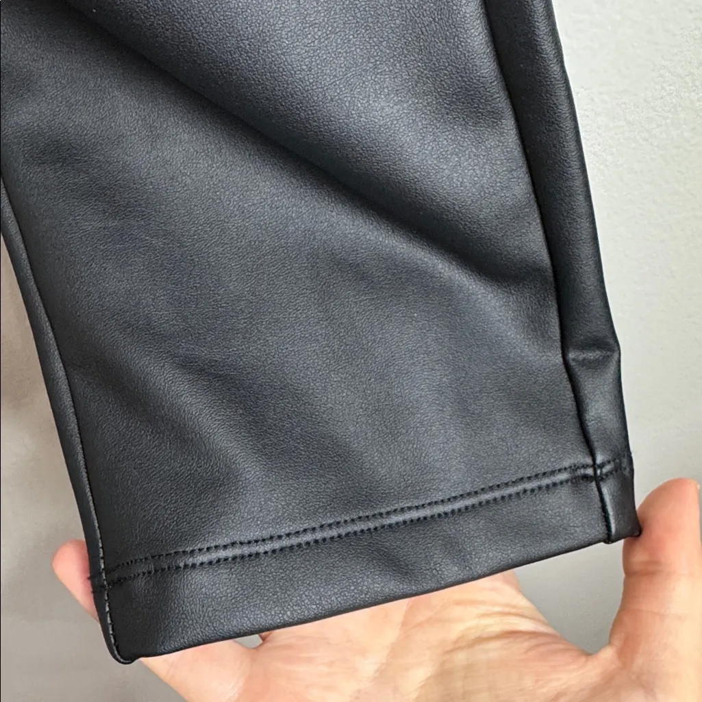 Gentle Fawn Donovan Black Faux Leather Leggings/Pants in Black size M - Image 8