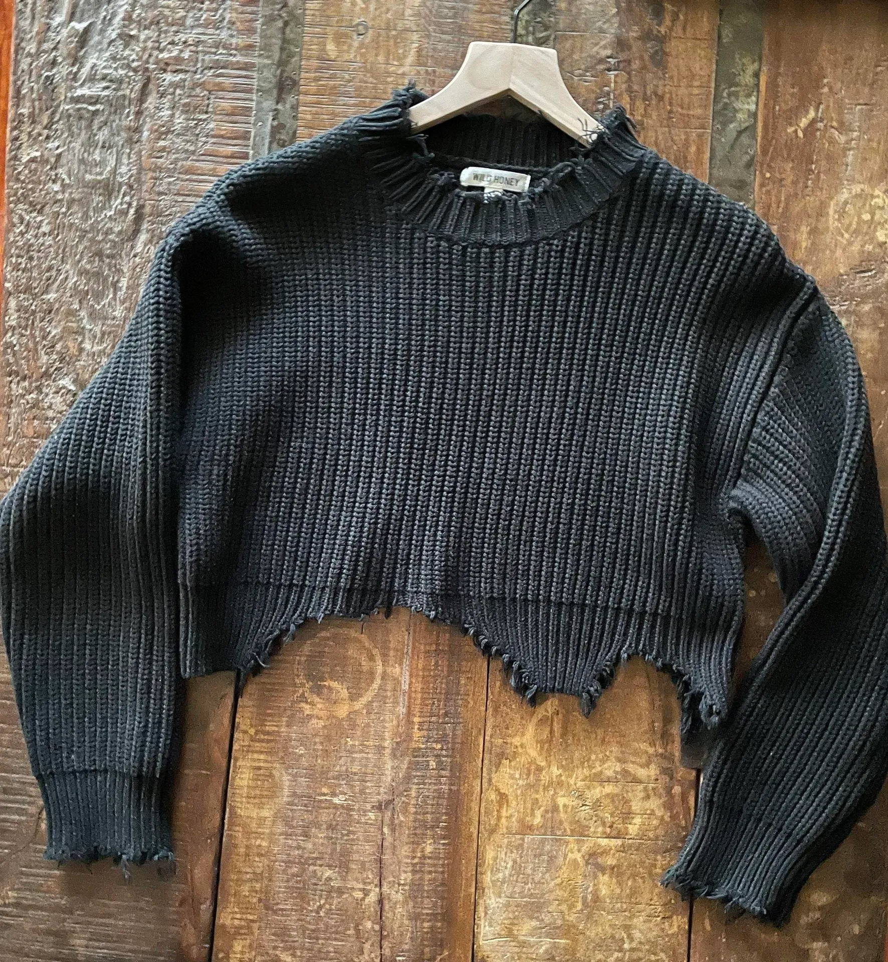 Distressed Knit Sweater - Image 2
