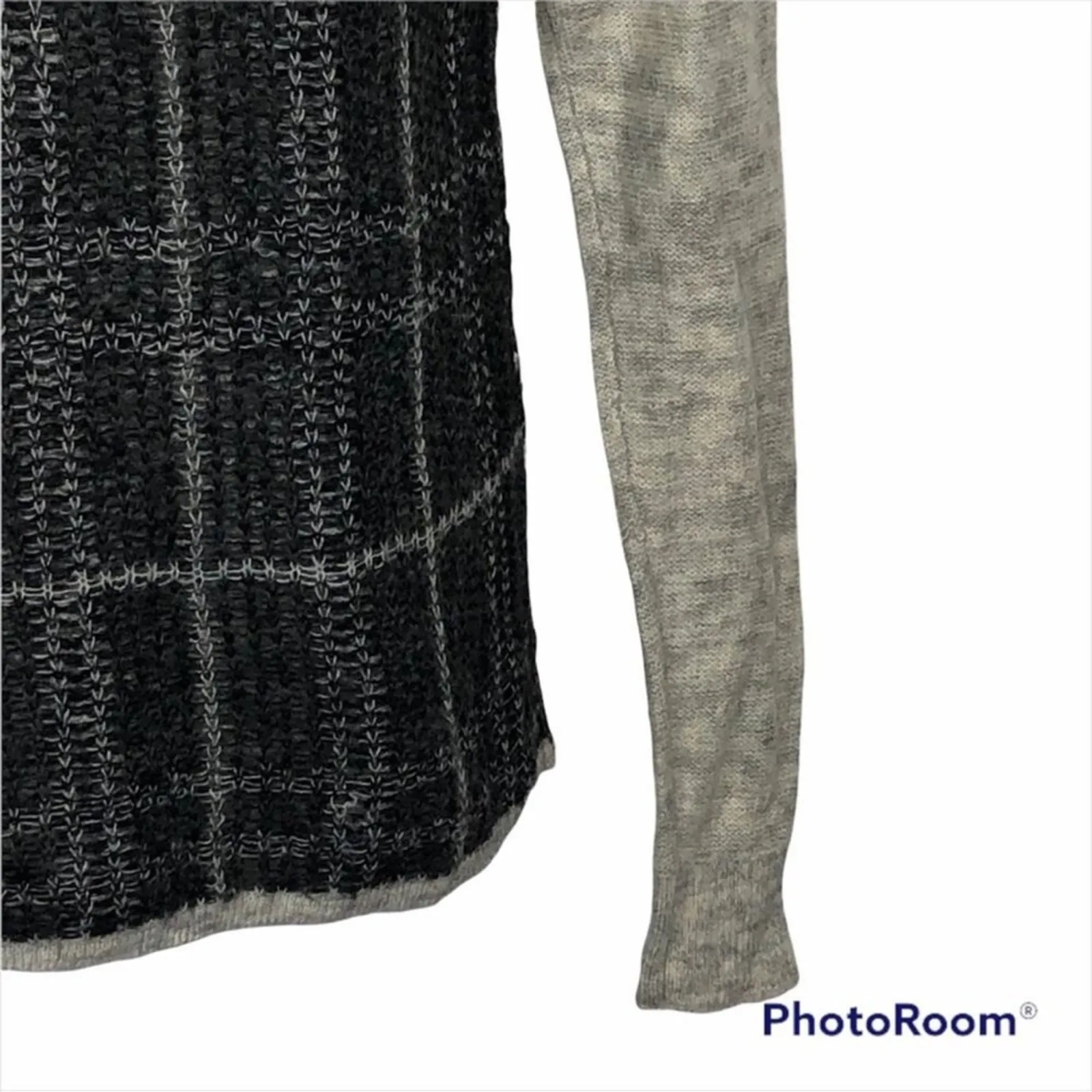 Ann Taylor LOFT Mohair Blend Grey Crew Neck Sweater Cozy Knit Size M - Image 4