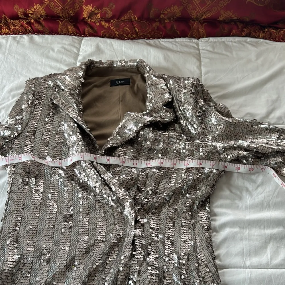Vici Metallic Blazer size small - Image 6