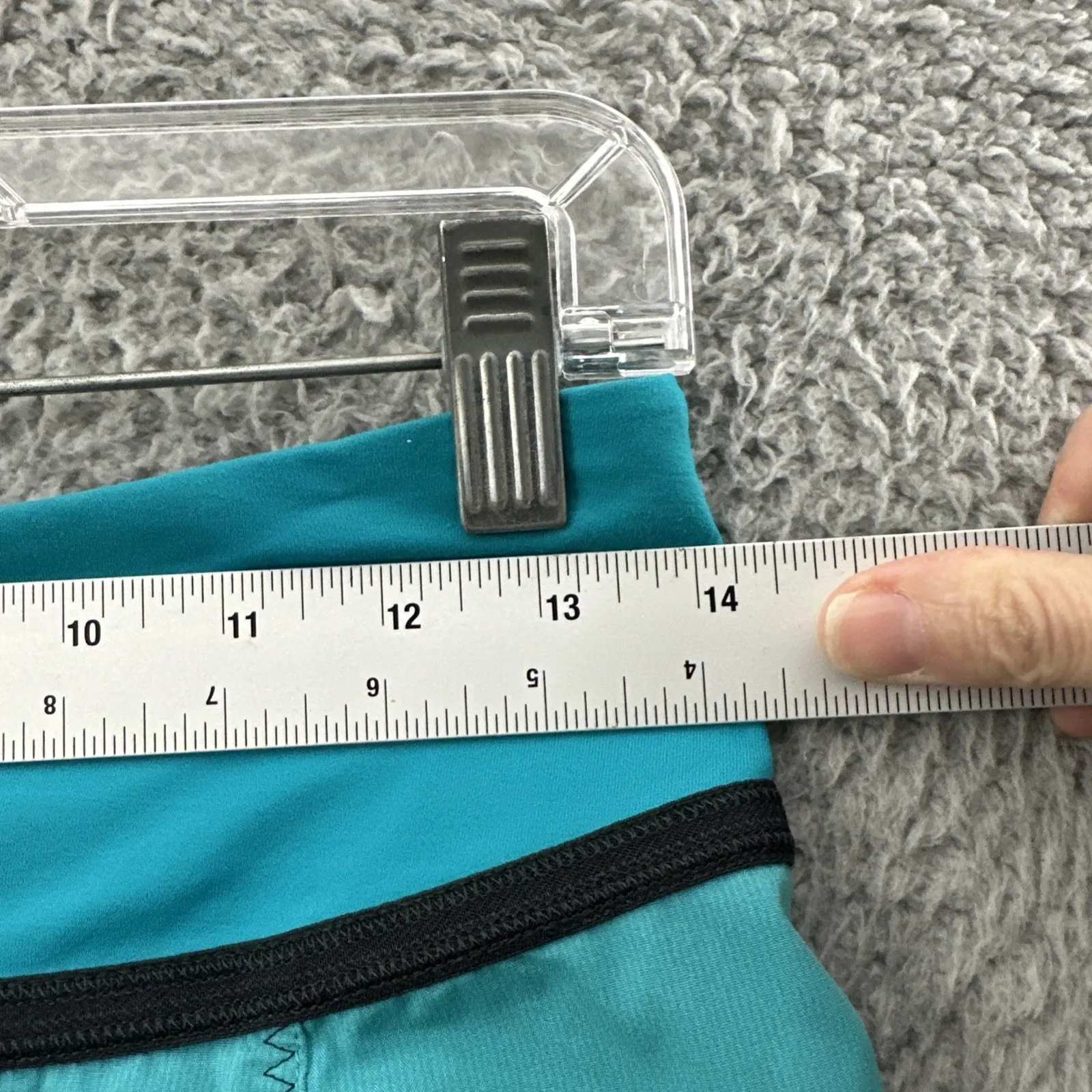 Lululemon Run Reflection Skirt Skort Oasis Aqua Blue Tennis Athletic Women's 4 - Image 9