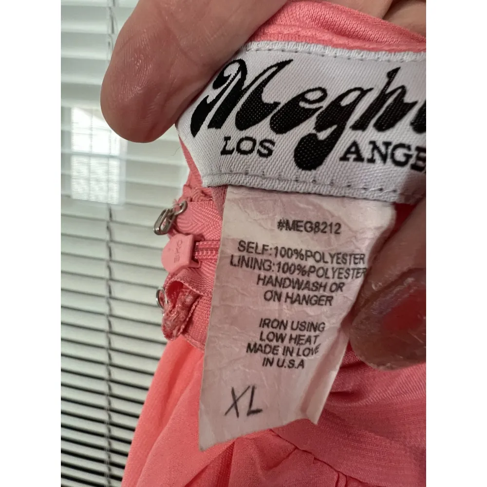 Meghan LA Enchanted Garden Maxi Dress Buff PINK XL NWT $476 - Image 8