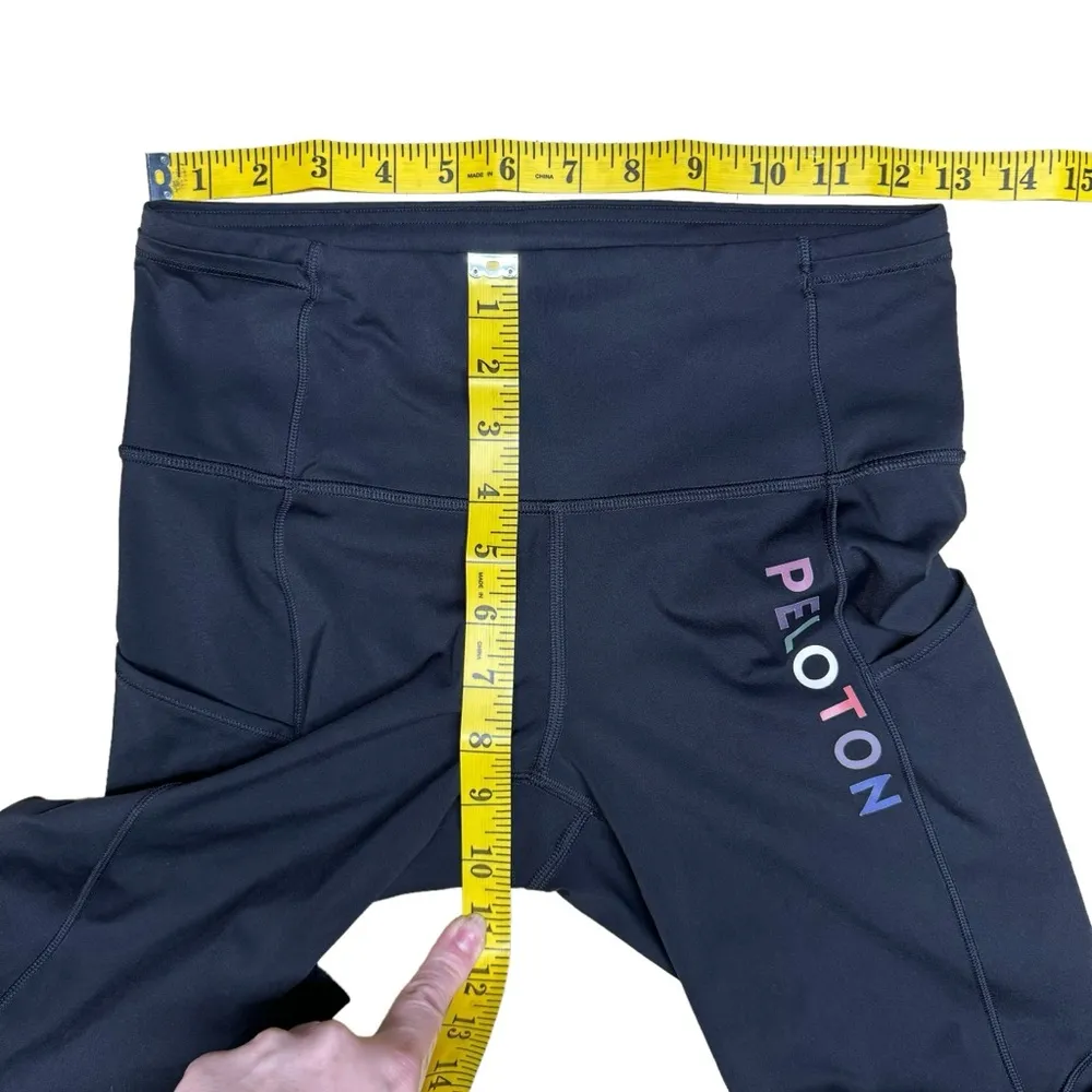 Lululemon X Peloton Fast & Free Crop Leggings II Nulux 19" W6AS5S Black Size 6 - Image 11