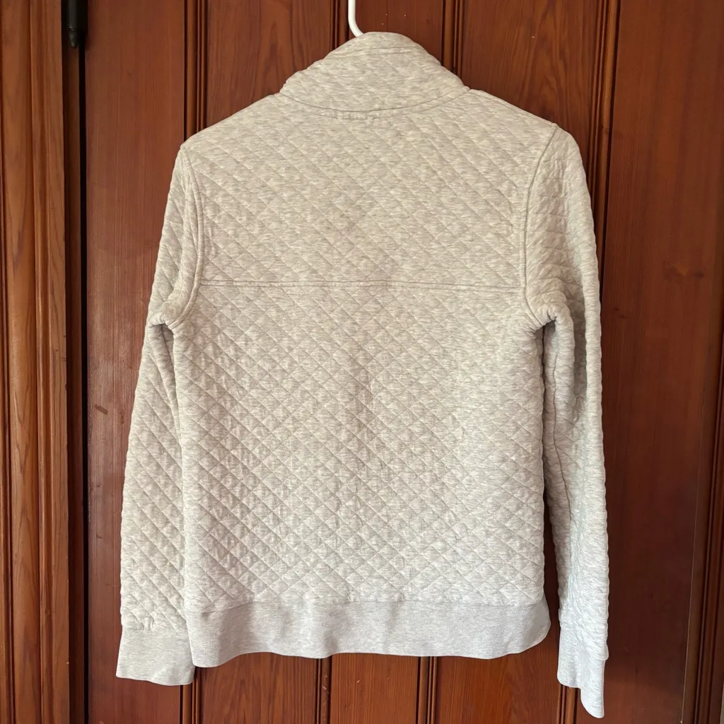 Patagonia Women's Organic Cotton Quilt Snap-T Pullover Birch White Size XS - Image 7
