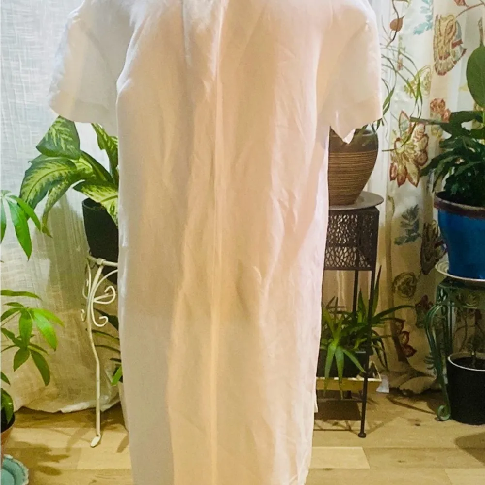 H&M White Linen Tunic Dress - Image 4