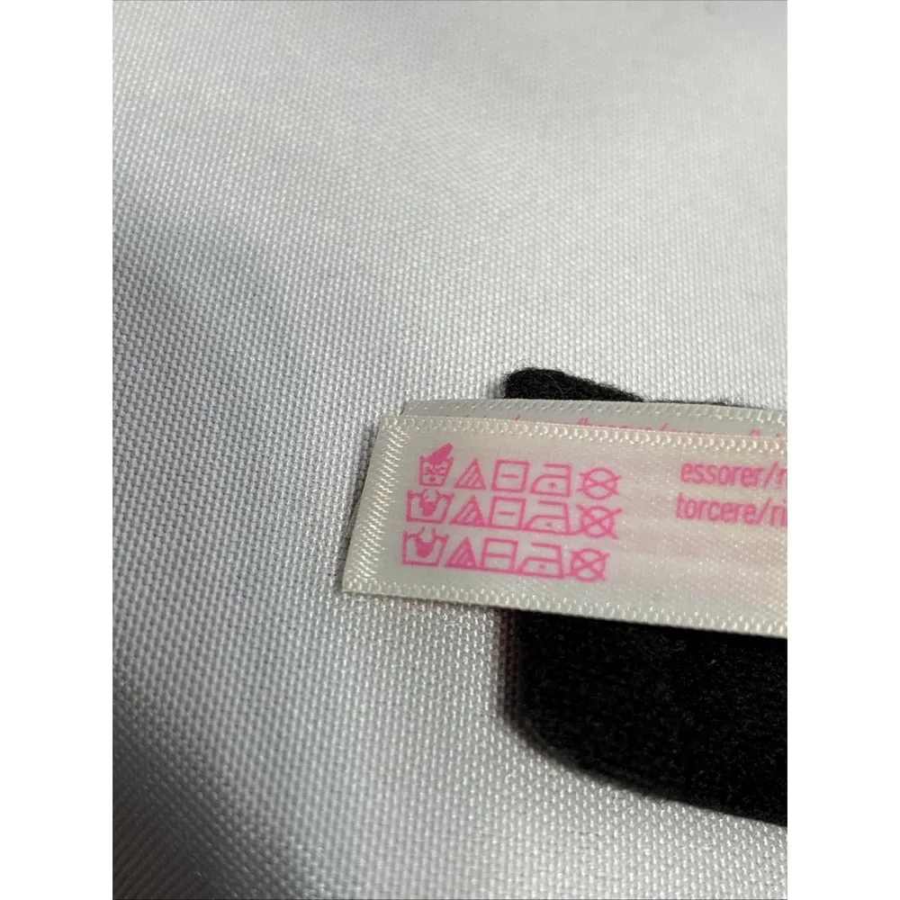 PINK by Victoria's Secret Bra 32DD Black Hot Pink Push-Up Lined RFID Sporty Sexy - Image 13