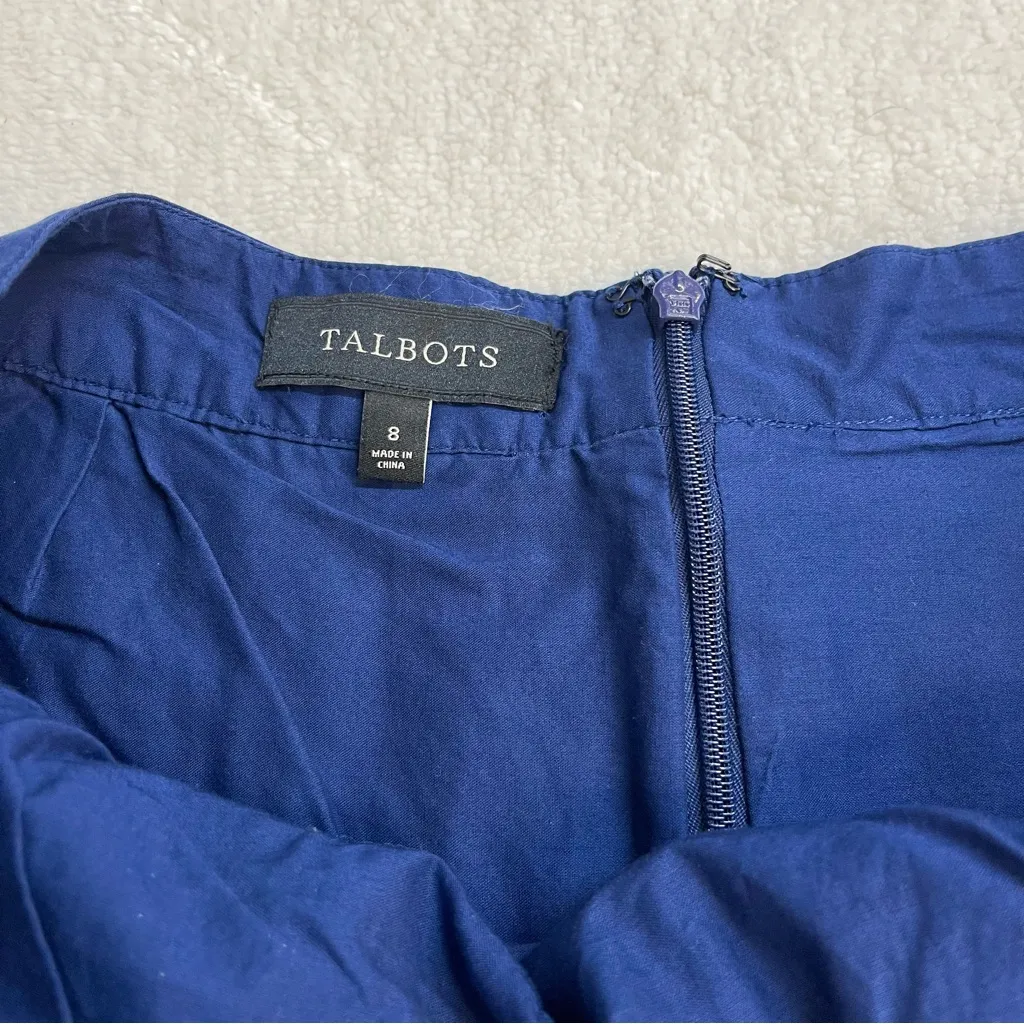 Talbots Chicos Tibal Floral Animal Print Navy Blue Skirt Bundle Medium Size 8 10 - Image 4