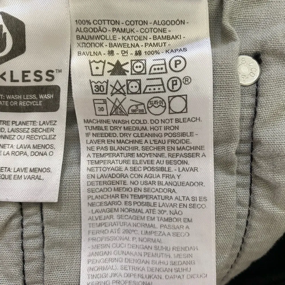 Levi's 501 Original Fit High-Rise Women's Jean Shorts Black Button Fly Size 28 - Image 12