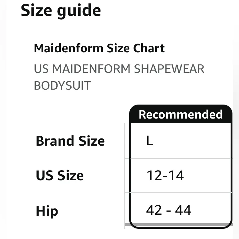 NEW Black Maidenform Open Bust Body Briefer Shaper Shapewear L - Image 4