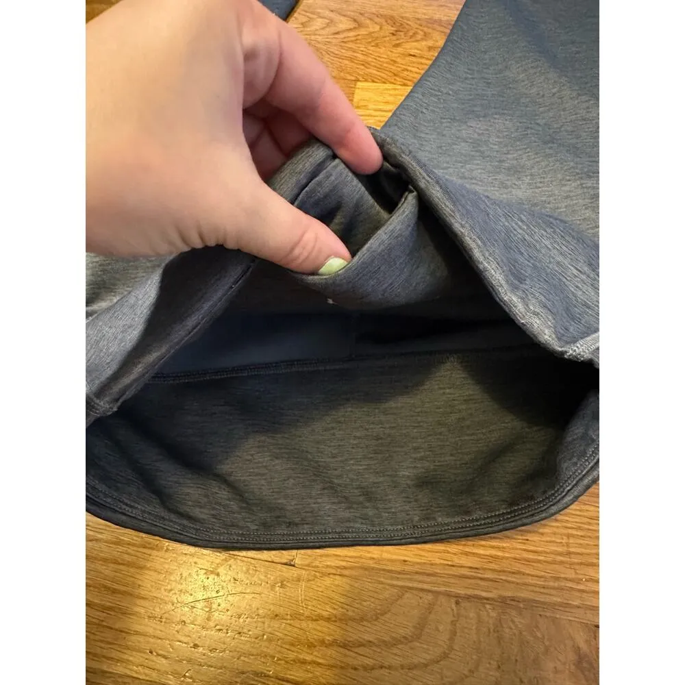 Under Armour Coldgear Compression Heathered Gray Pocket Leggings Size Small - Image 6