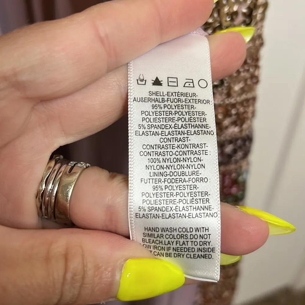 NWT  Rainbow Sequin Tori Mermaid Gown - Image 8