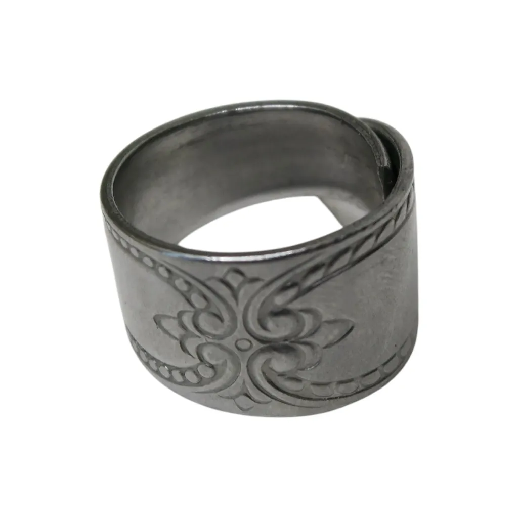 Vintage Silver Spoon Ring - Image 5