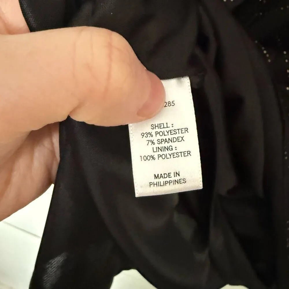 Express Women’s Small Black Patterned Dress - Image 3