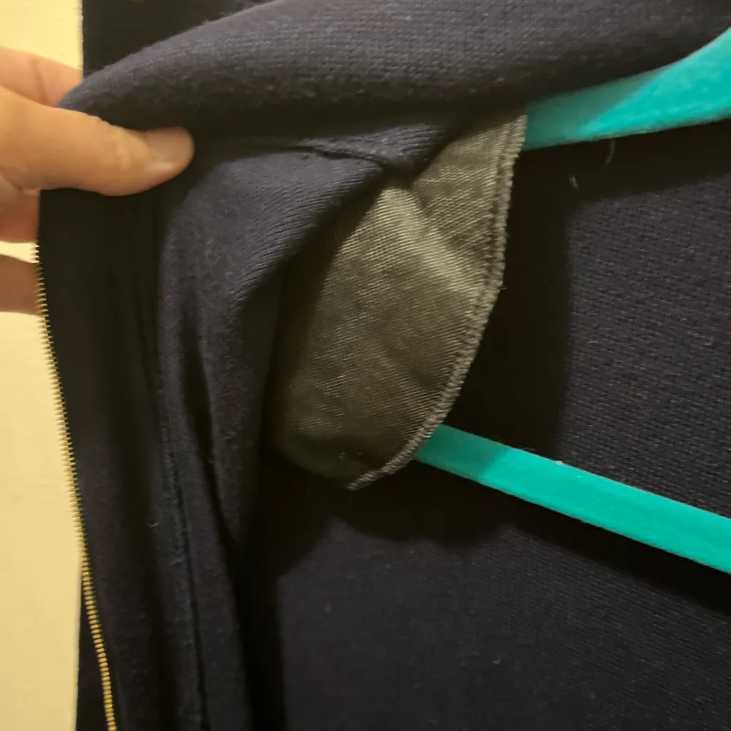 St John Sport Marie Gray full zip‎ cardigan black sz large - Image 4