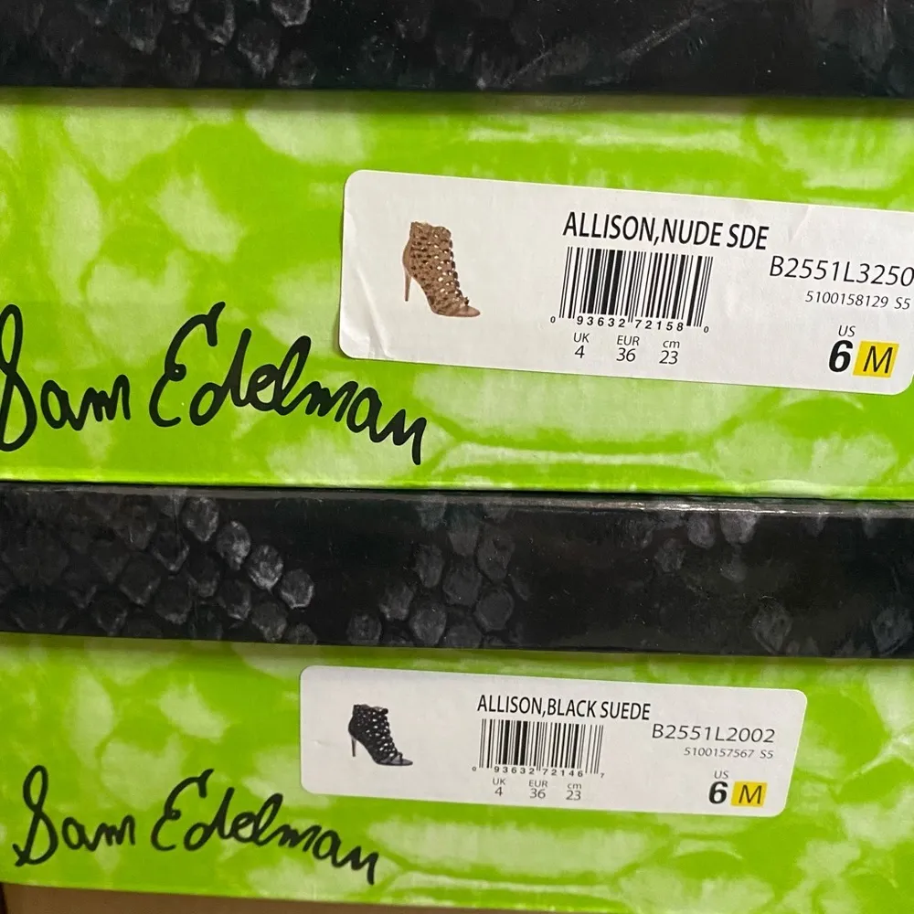 Sam Edelman Allison Spike Hollow Black Heels 6 - Image 3