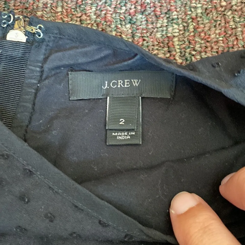 J crew black dress size 2 - Image 7
