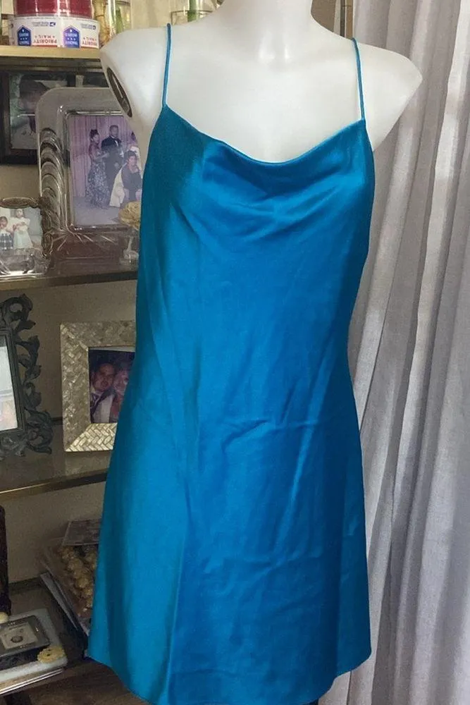 ALICE + OLIVIA
Harmony draped satin-crepe mini slip dress - Image 4