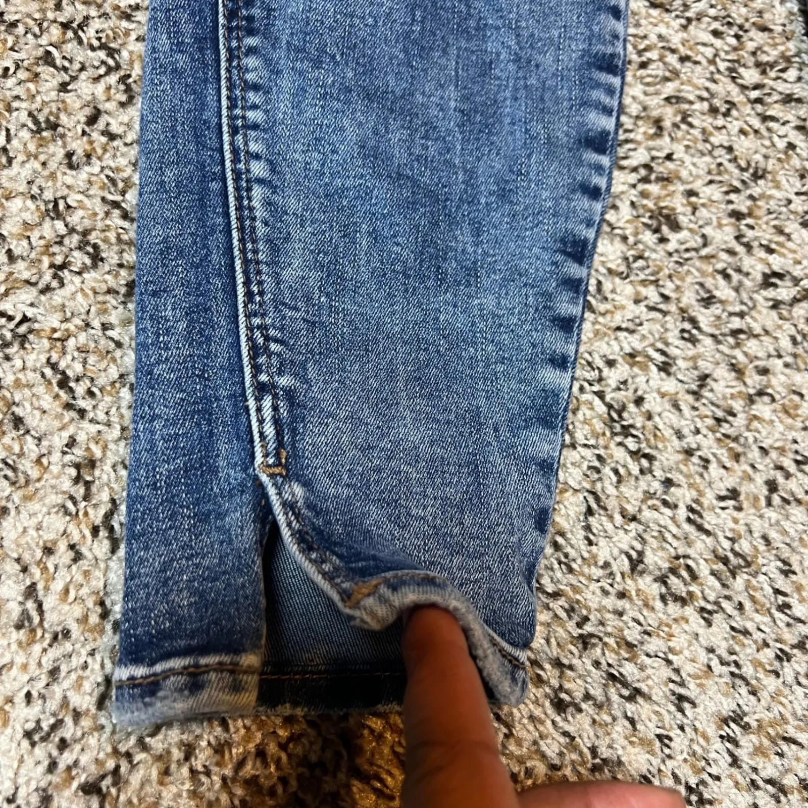 Silver Jeans Avery Ankle Skinny Distressed Blue Wash‎ Denim Jeans W28 L27 - Image 2