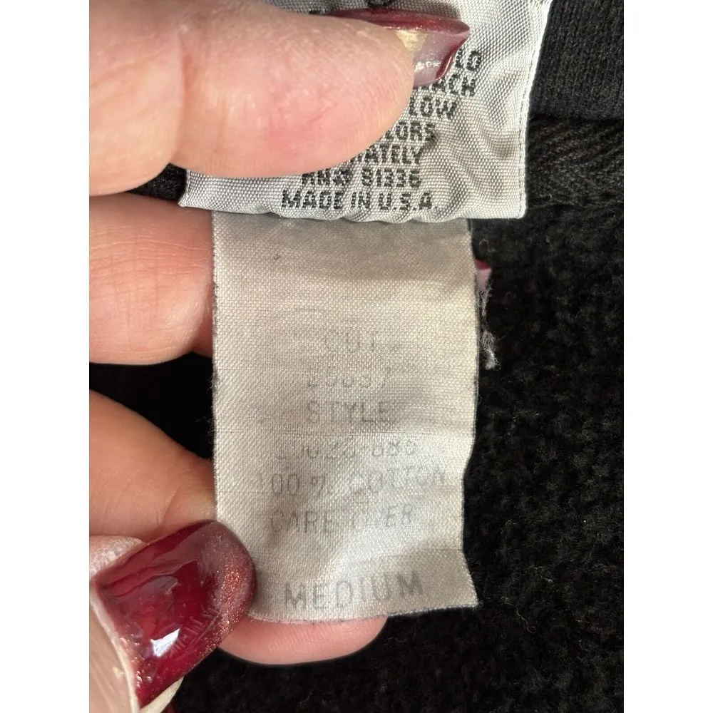 San Francisco City Lights Black Jacket Pockets‎ Long Sleeve Size M Button Up Size M - Image 7