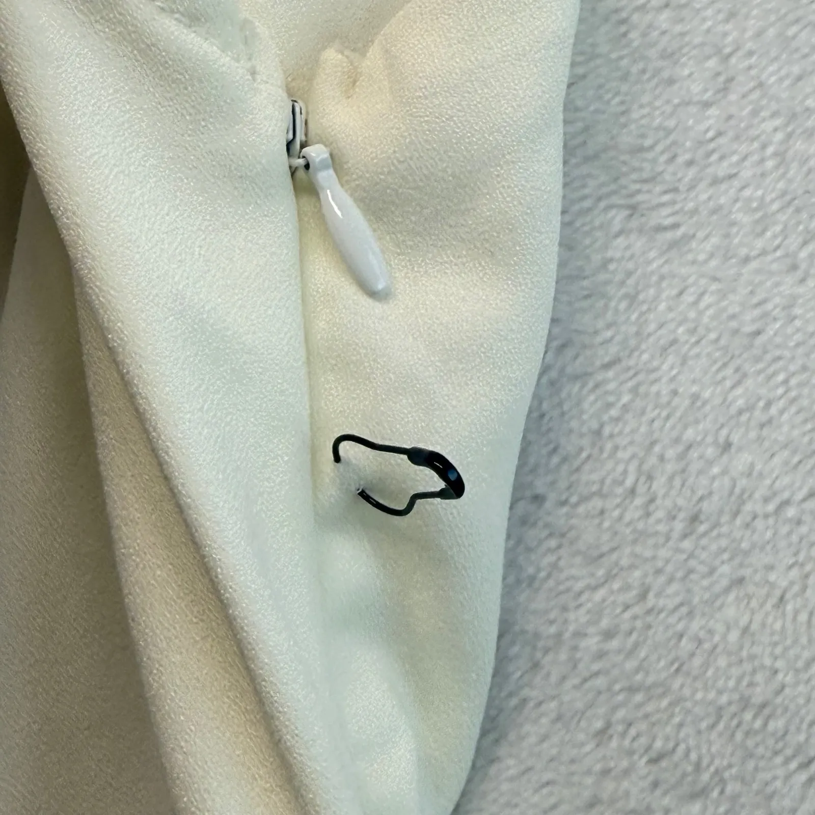 Lulus White Dress‎ Sleeveless Fit & Flare Sheer Detail Party Cocktail S - Image 5