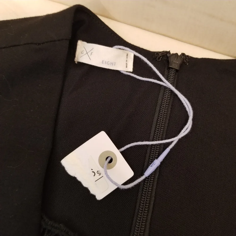 {8} NWT Gentle Fawn Valerie Black Lace Vneck Detail - Image 10