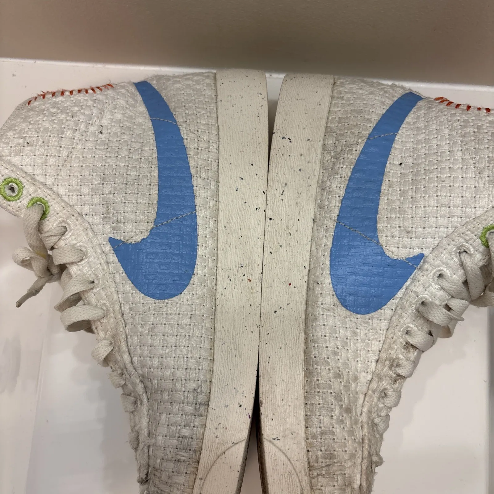 Nike Blazer Mid '77 Next Nature Hemp Sail University Blue Sneaker Womens Size 10 - Image 5