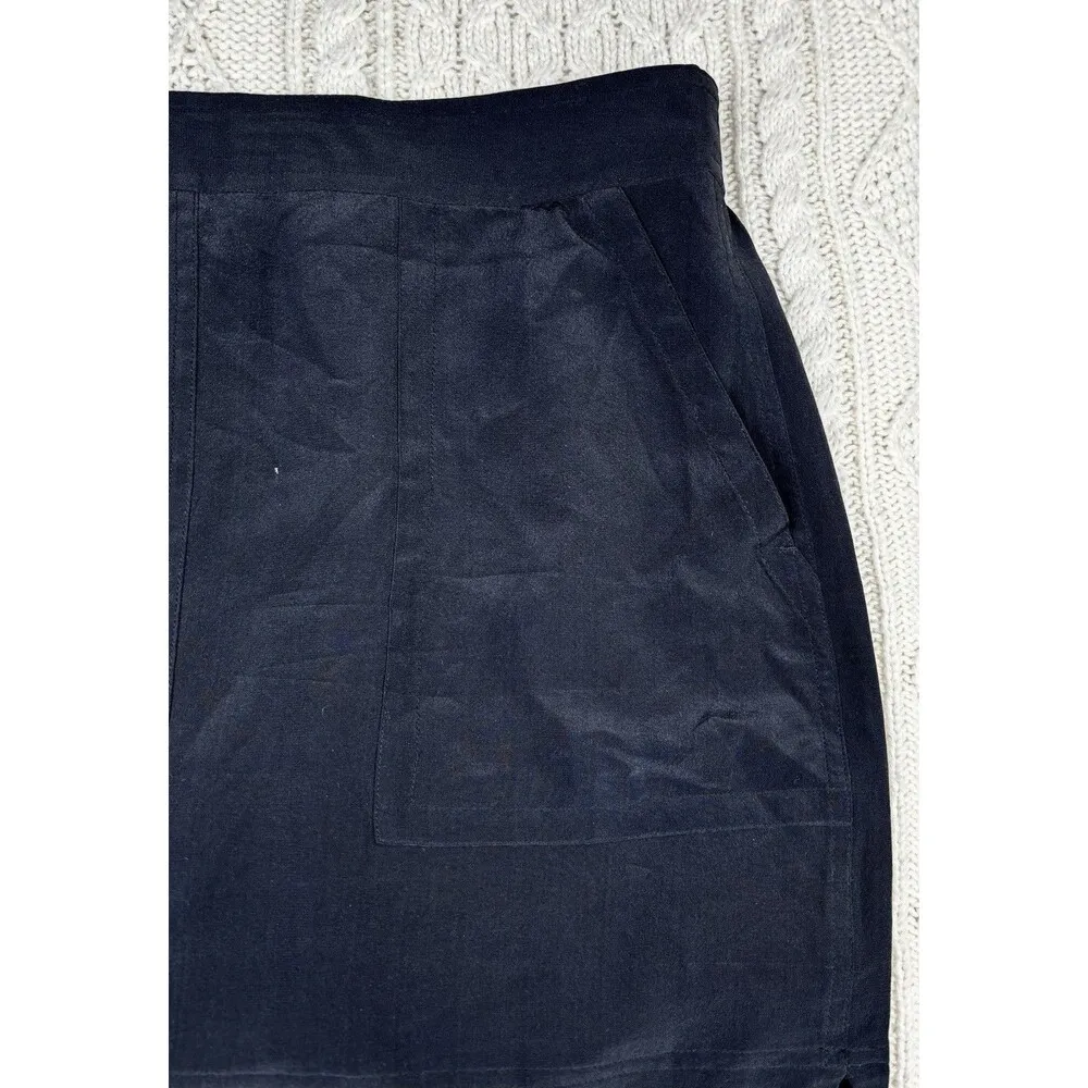 Two (2) NWT & NWOT 100% Silk Madewell Women's Batik & Black Skirts - Size Large - Image 4