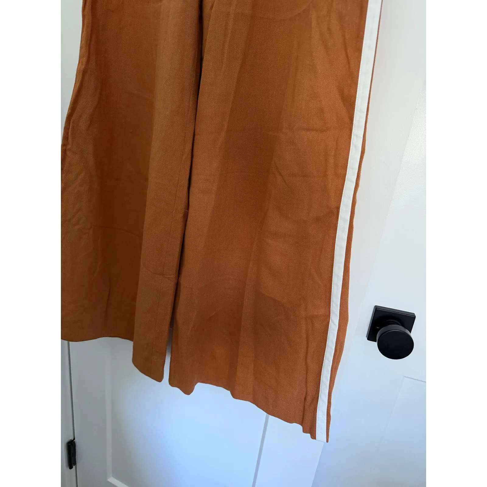 $525 New L’agence Linen Blend Gavin Wide Leg Trousers - Image 2