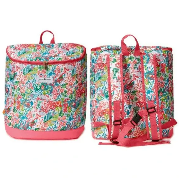 Jane Marie CANVAS COOLER BACKPACK NEW Pink - Image 2