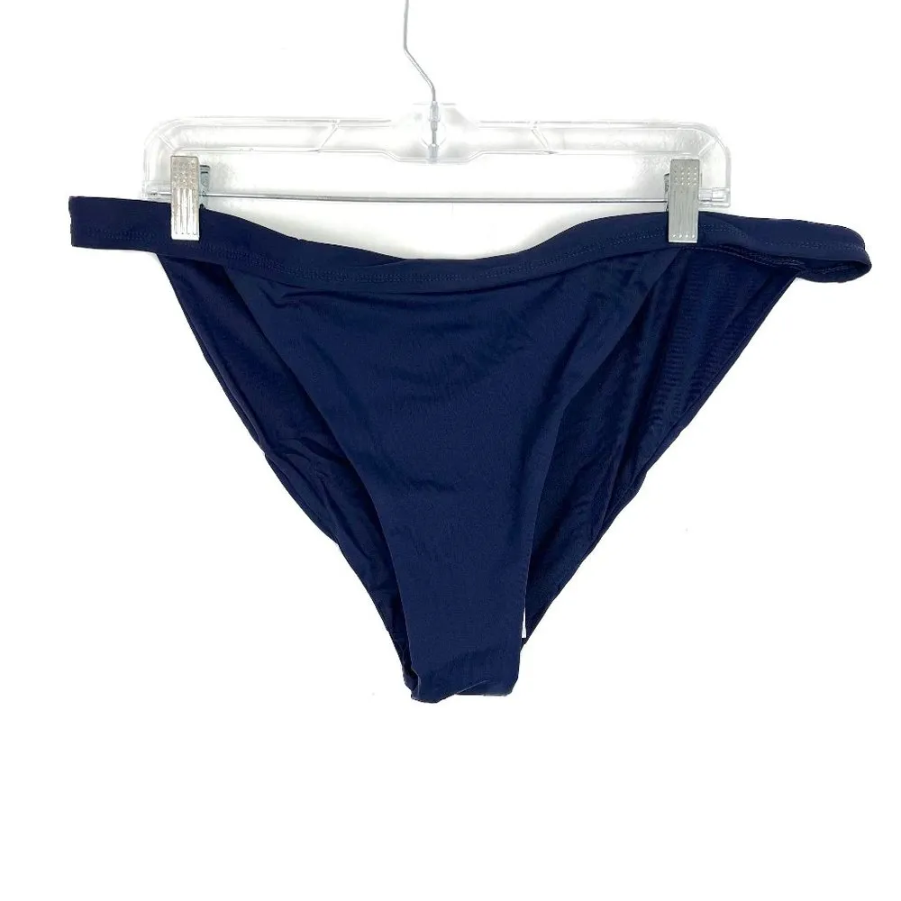 NWT Andie Swim The Banded Cheeky Bottom Bikini Bottoms Flat Navy Size XXXL NEW - Image 2