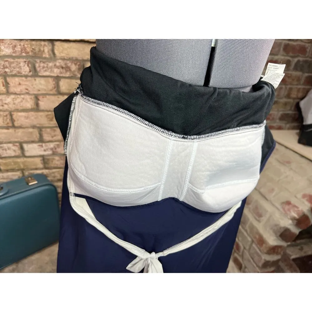 Nautica swimsuit swim dress halter blue white - Image 4