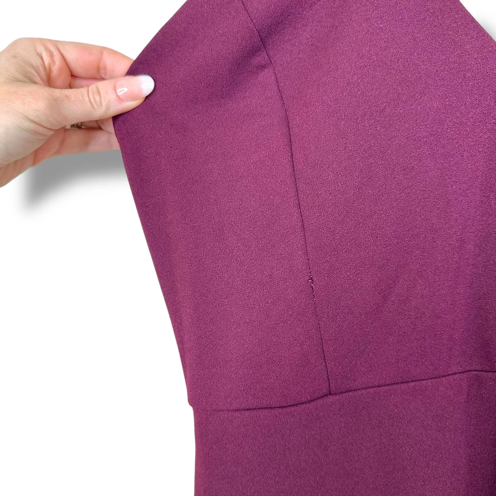 Lulus NWT Keep You Enchanted Dark Purple Cutout Halter Mermaid Maxi Dress - Image 12