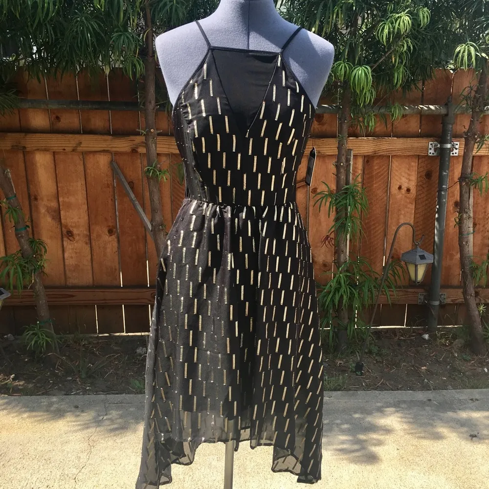 Guess Women's black and gold foiled taffeta - Image 2