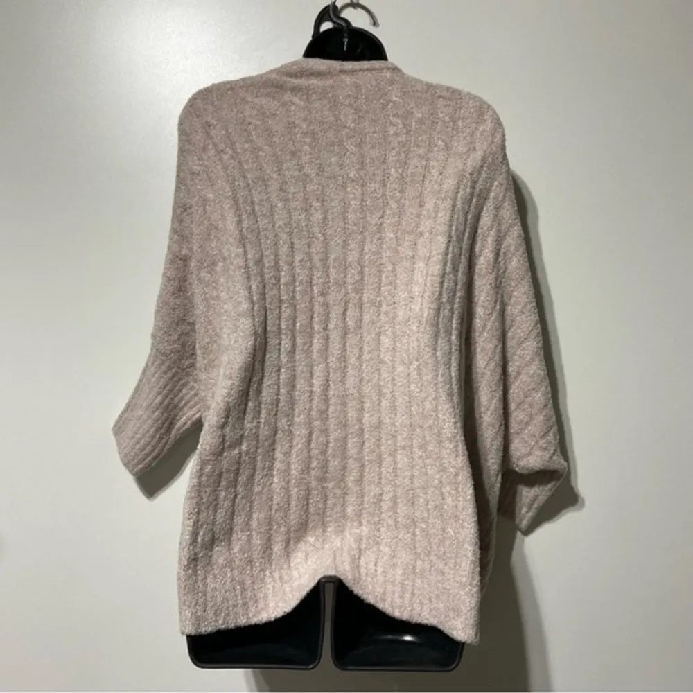 Barefoot Dreams CozyChic Lite Ribbed
Shrug Cardigan Blush Pink Size Small Medium - Image 9