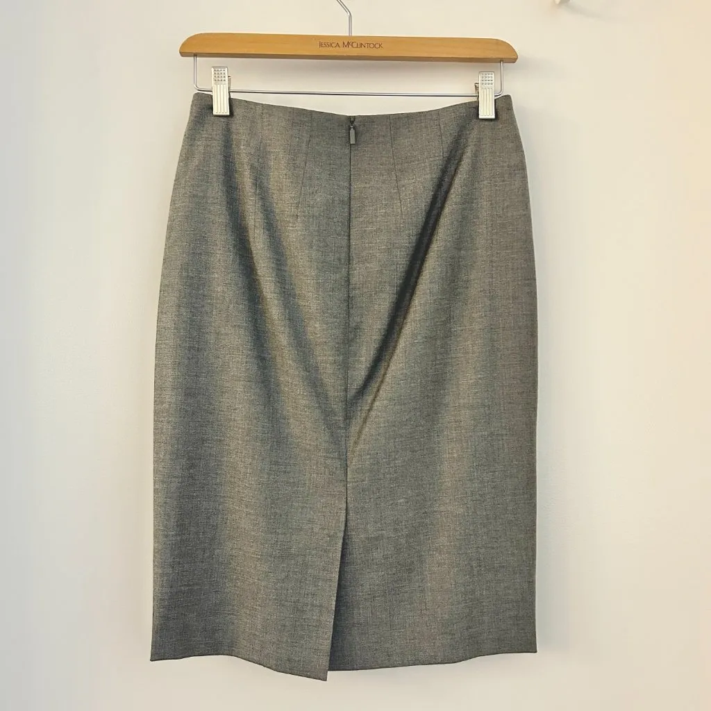 Boss Hugo Boss Vilina Gray Career Pencil Skirt Size 2 NWT - Image 6