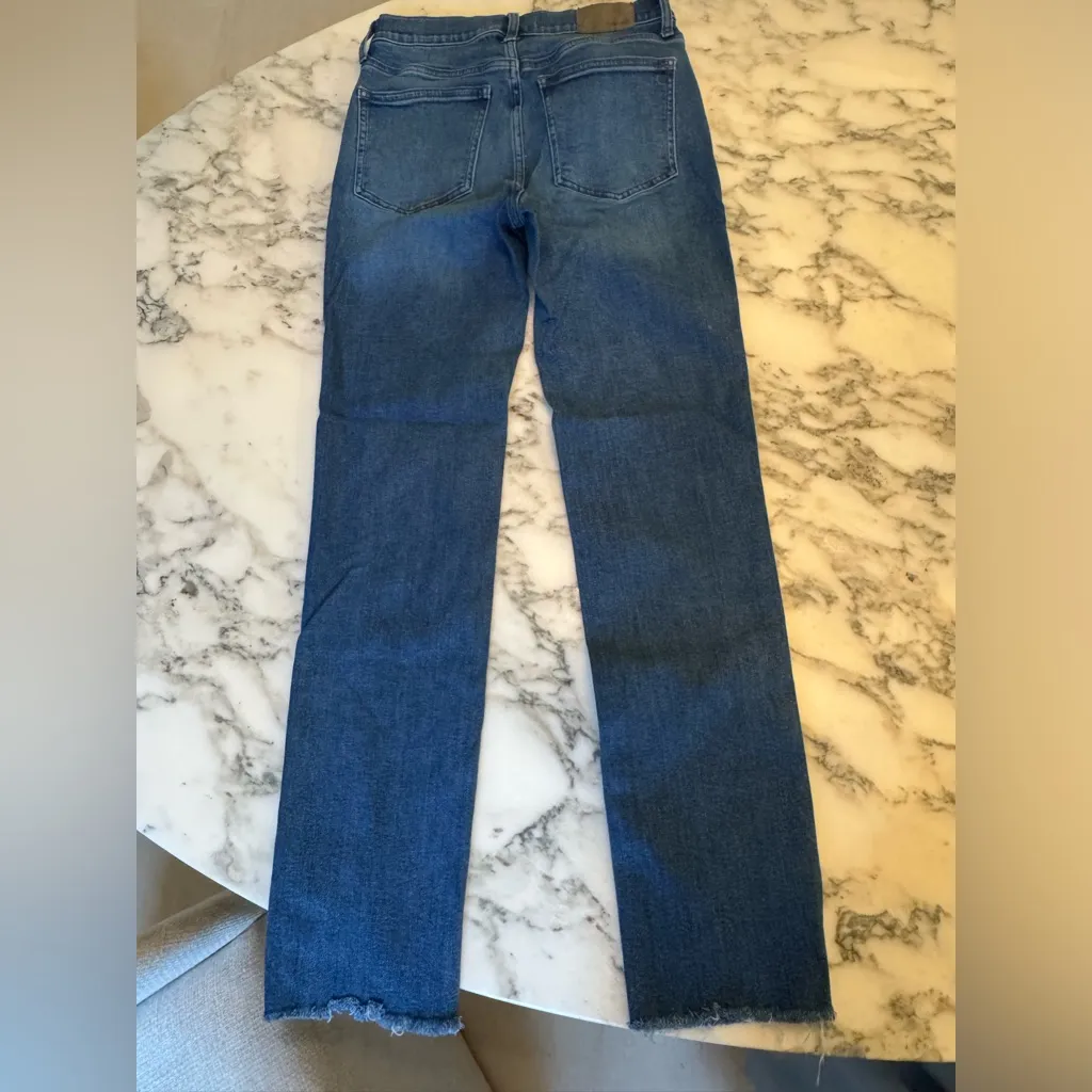 Madewell VTG  Stovepipe Jeans Sz 27 tear in backside - Image 3