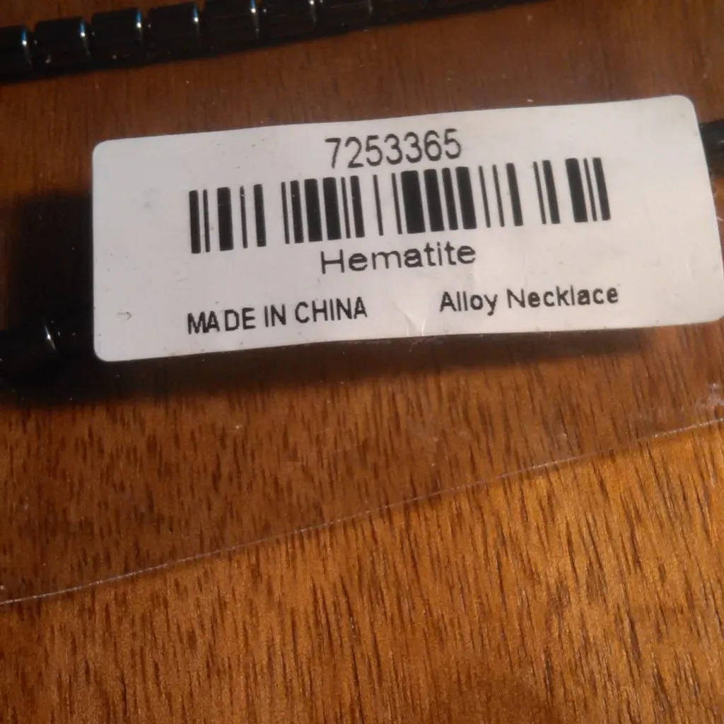 Turtle Charm And Beaded Hematite Necklace - Image 10