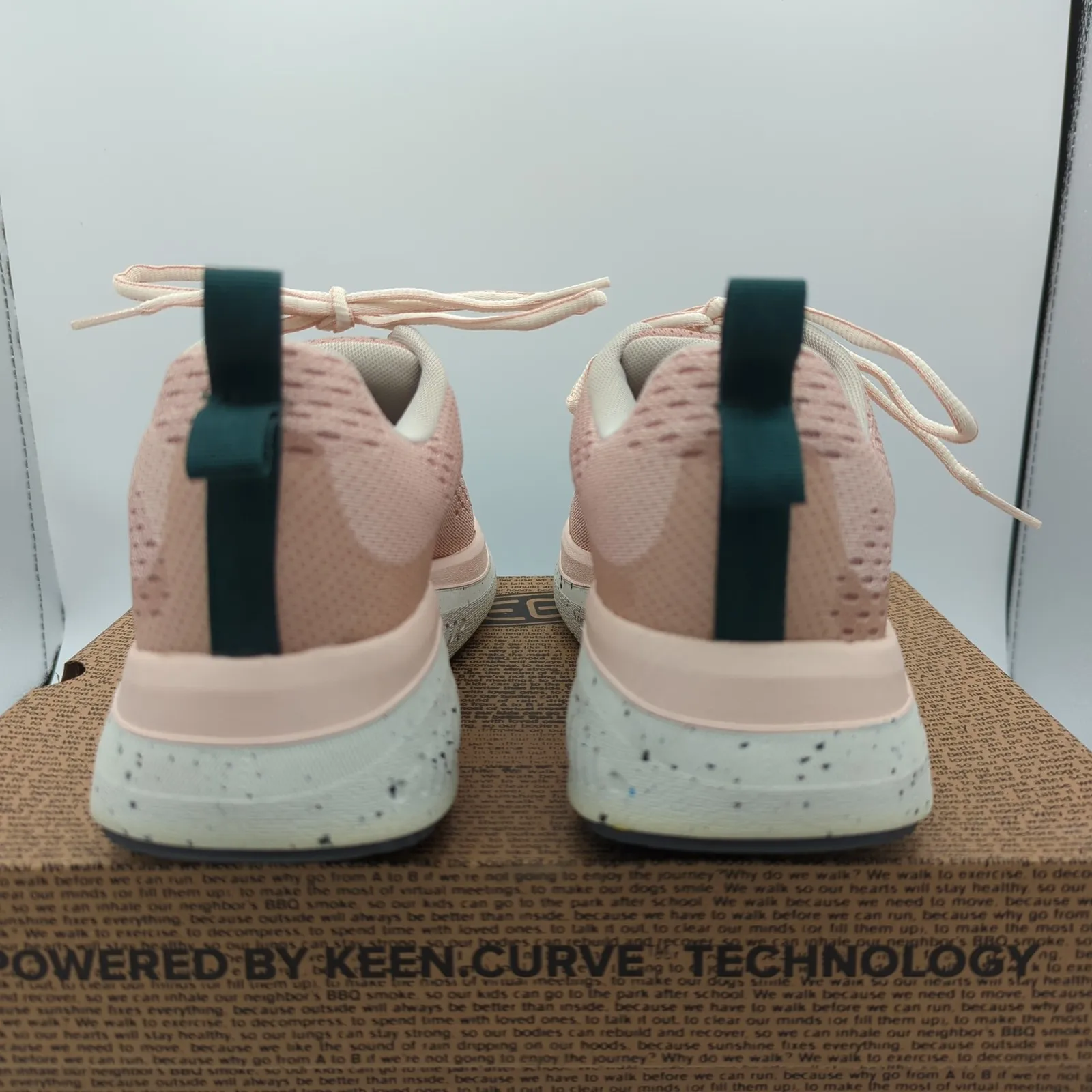 KEEN WK400 Walking Shoes Fawn Peach Women's Pink Athletic Sneakers 10 1027475 - Image 5