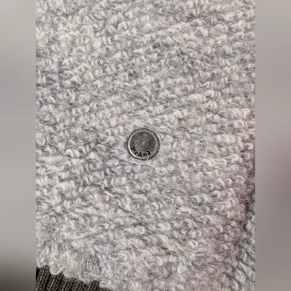 Prana Breathe Textured Wool Blend Turtle Neck Sweater Women's XS Green/Grey - Image 5