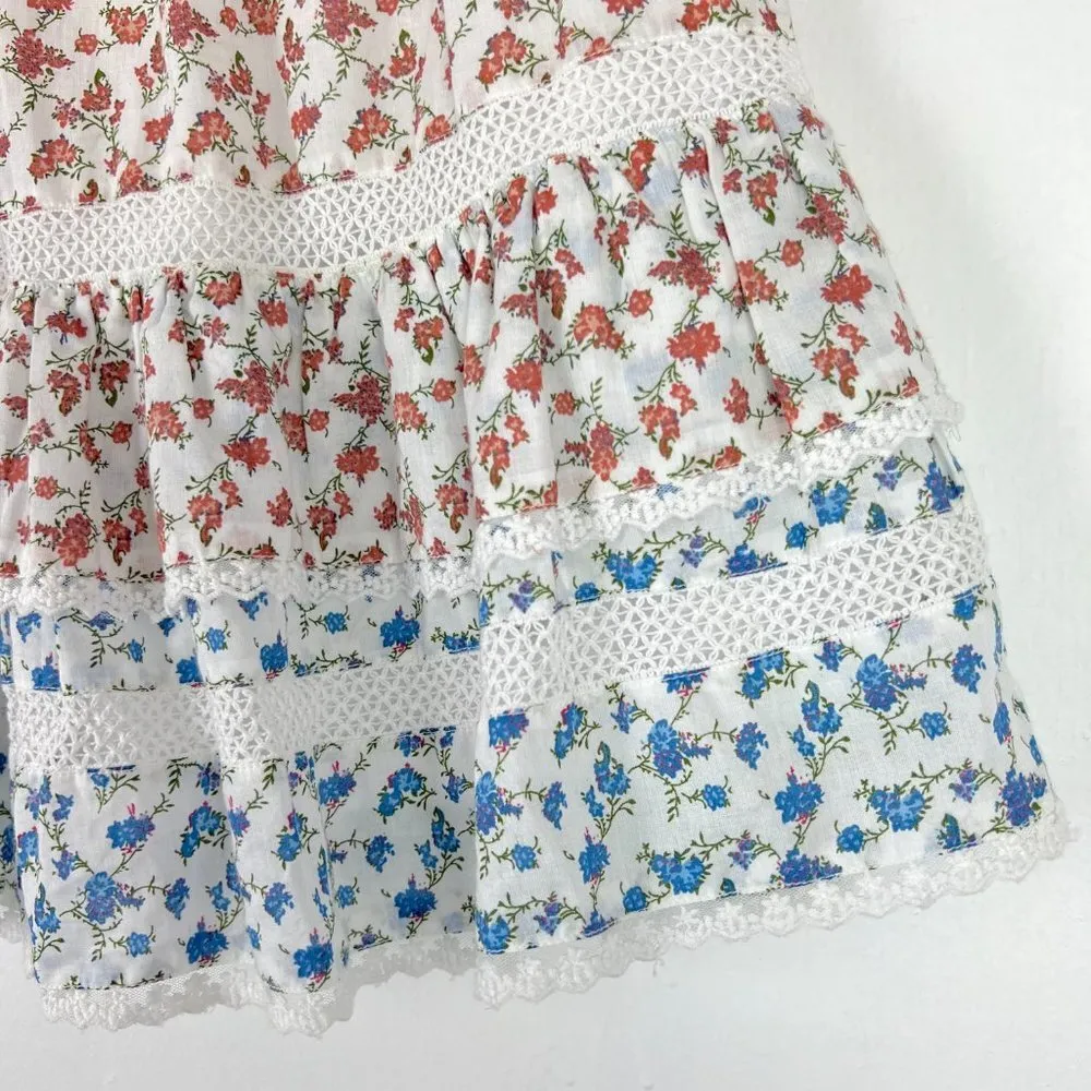 NWT Jennifer & Grace Floral Tiered Mini Skirt Size Small S NEW L2733 - Image 5